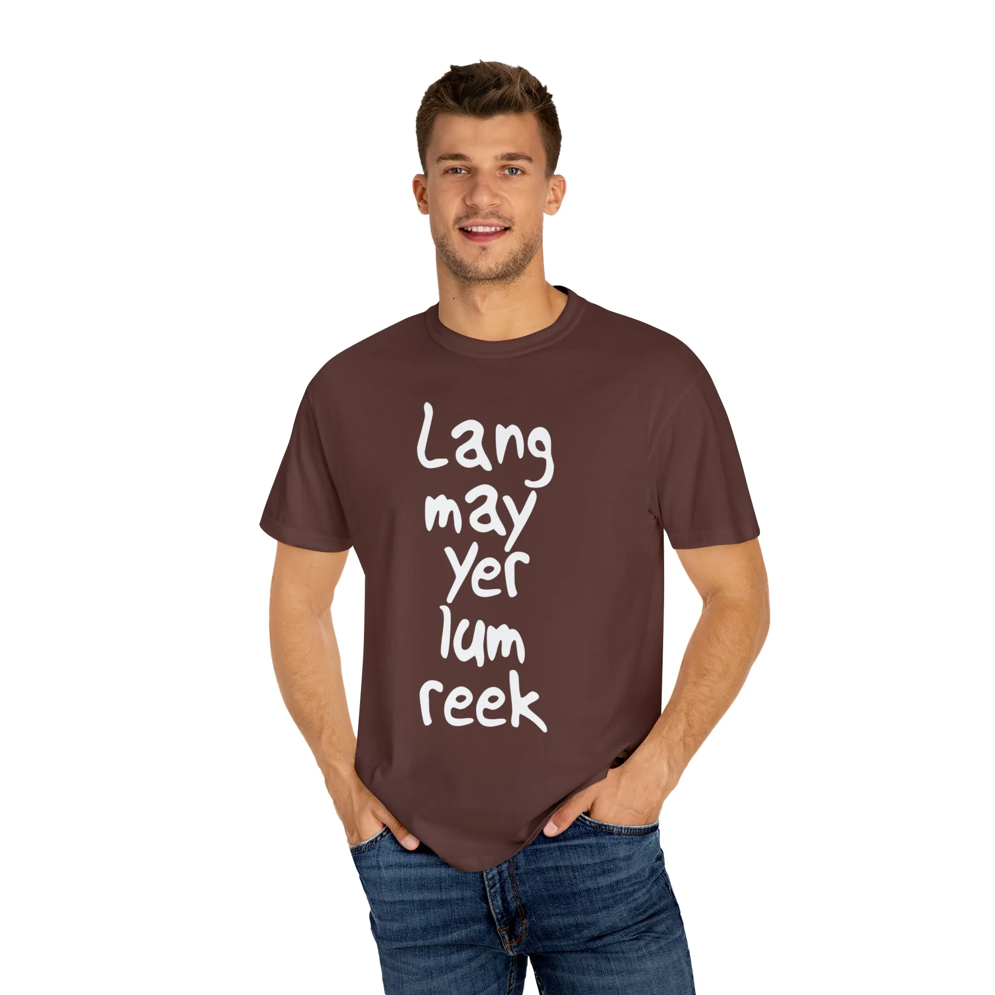 Lang May Yer Lum Reek Unisex Tee: Celebrating Scotland