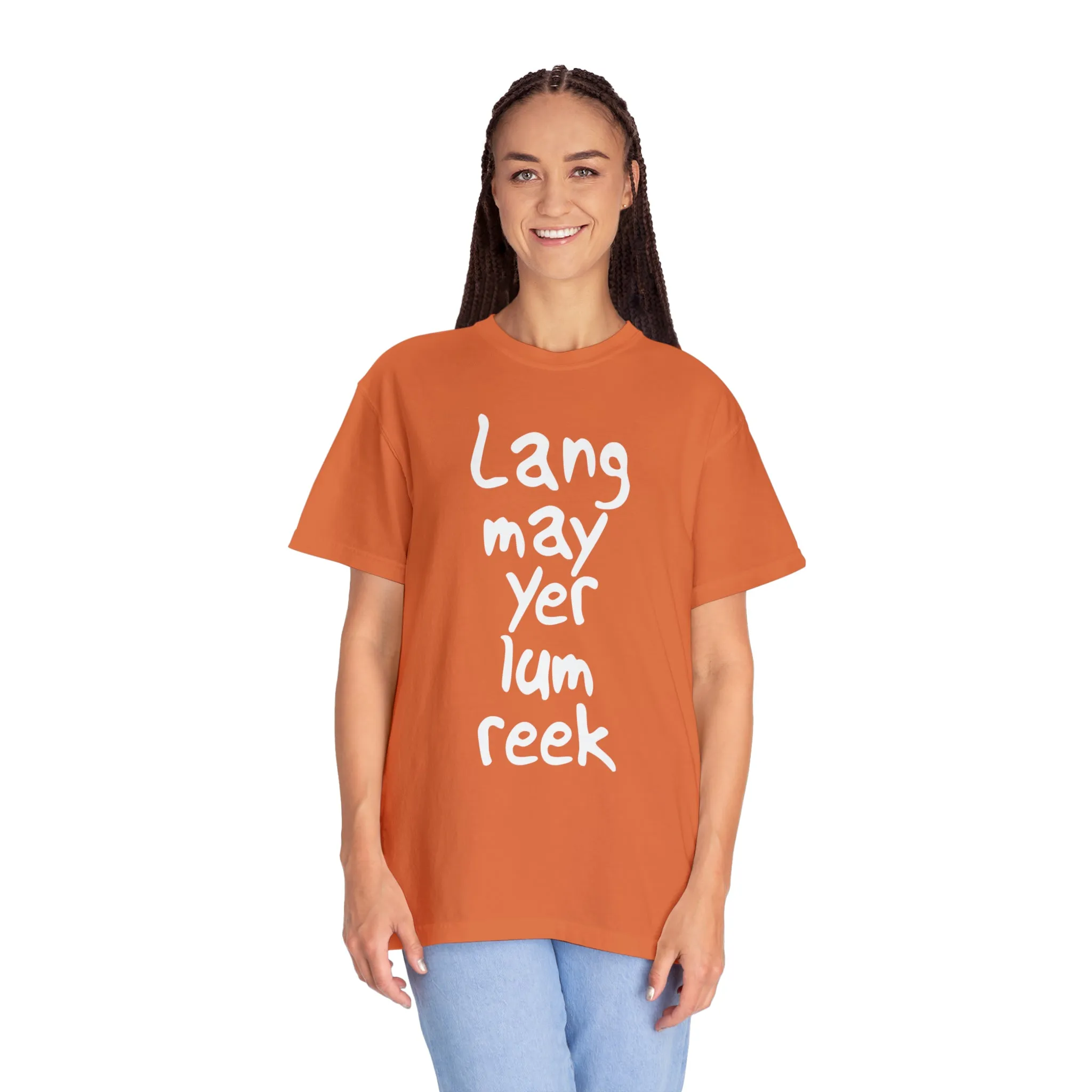 Lang May Yer Lum Reek Unisex Tee: Celebrating Scotland