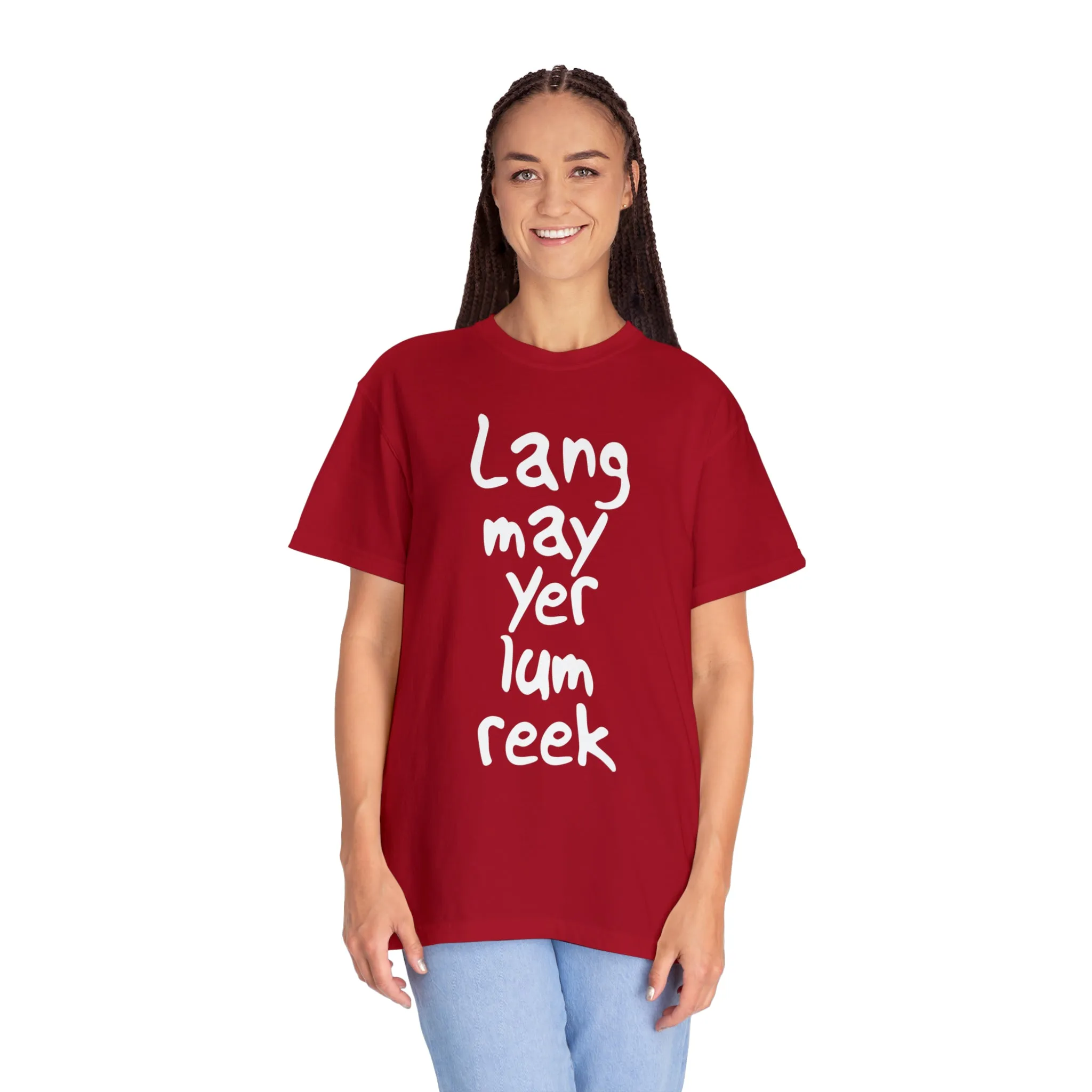Lang May Yer Lum Reek Unisex Tee: Celebrating Scotland