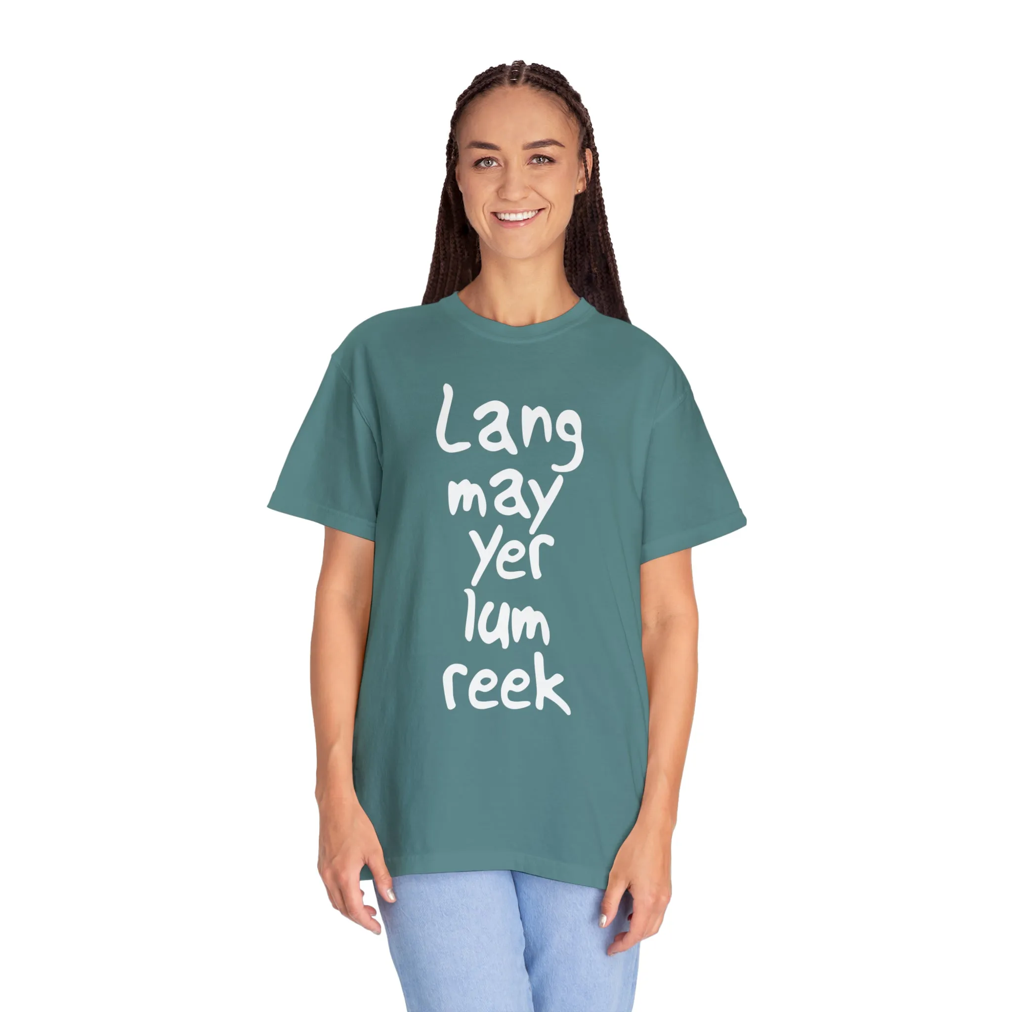 Lang May Yer Lum Reek Unisex Tee: Celebrating Scotland