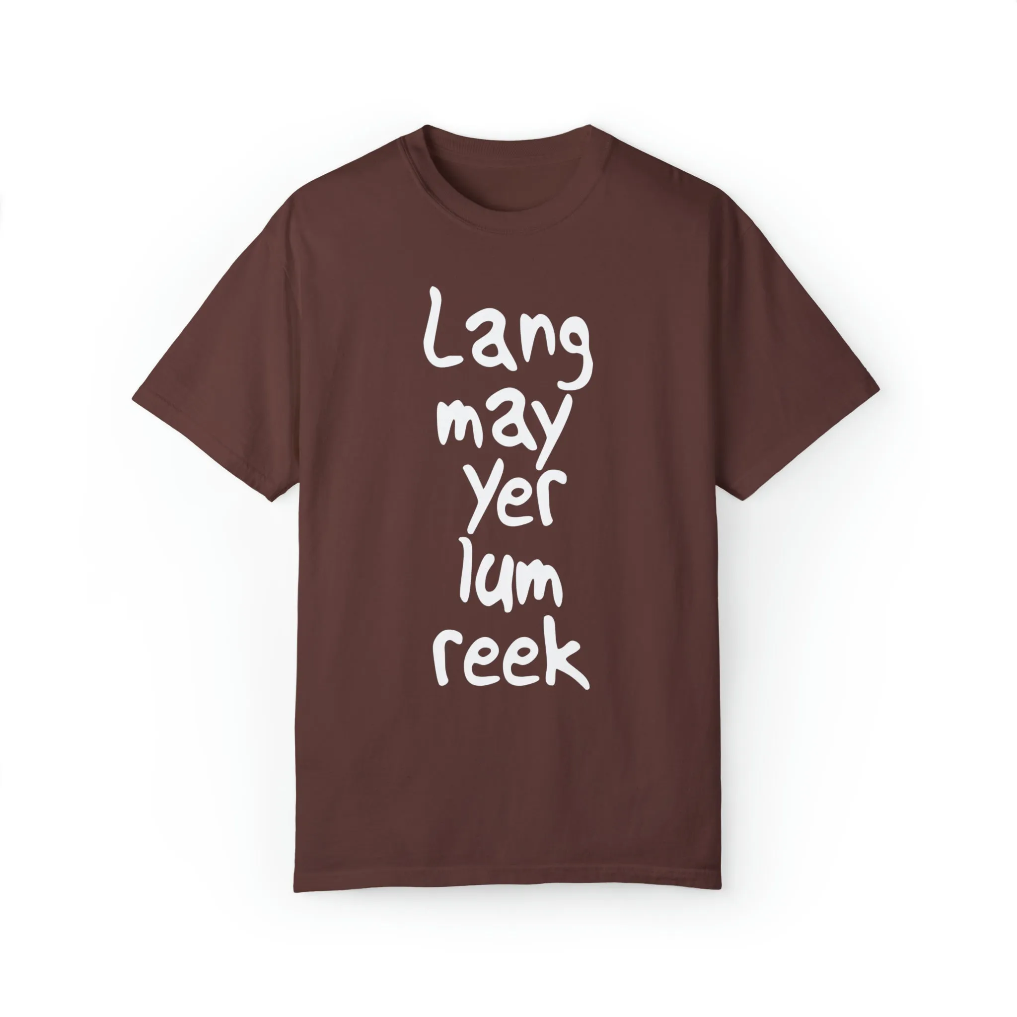 Lang May Yer Lum Reek Unisex Tee: Celebrating Scotland