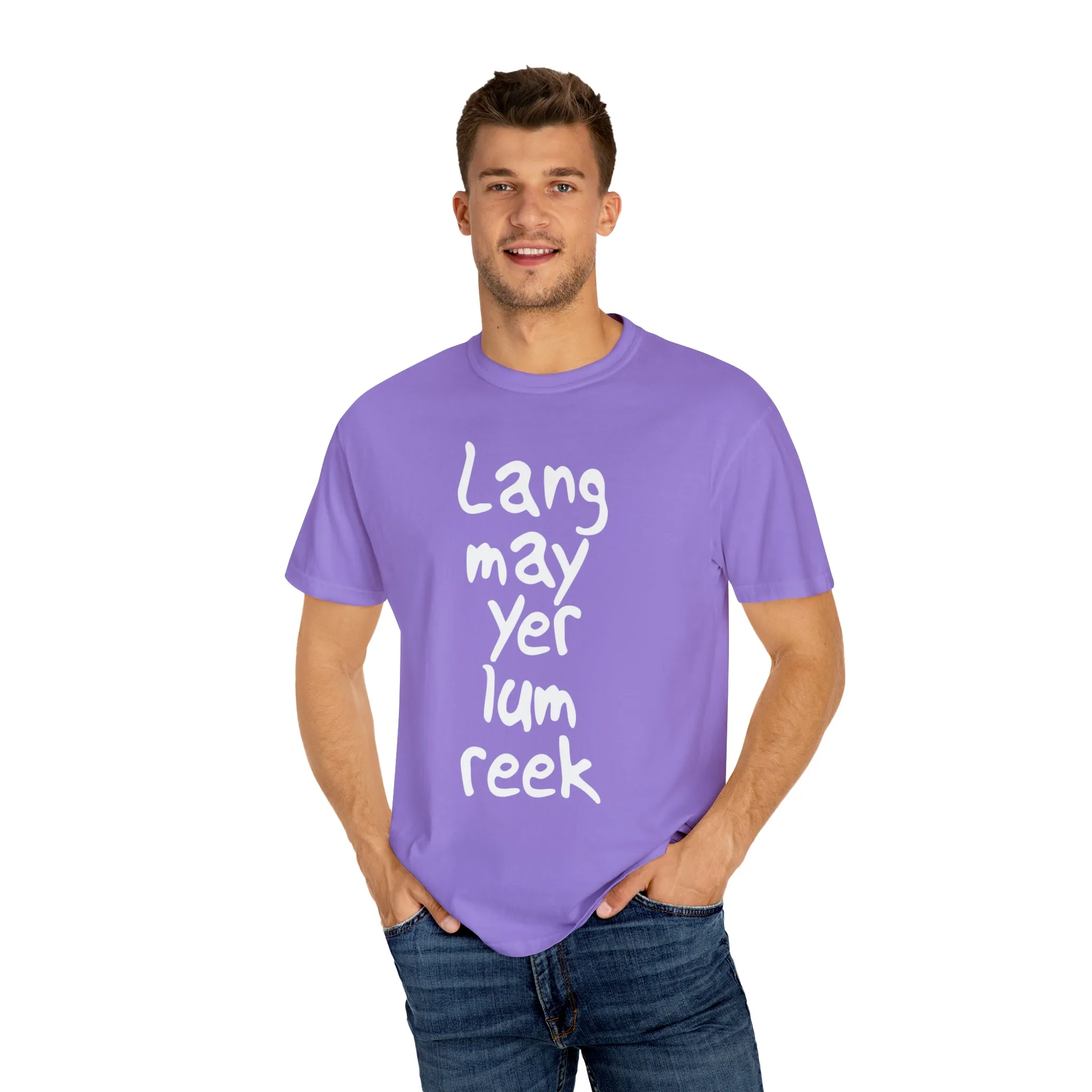 Lang May Yer Lum Reek Unisex Tee: Celebrating Scotland
