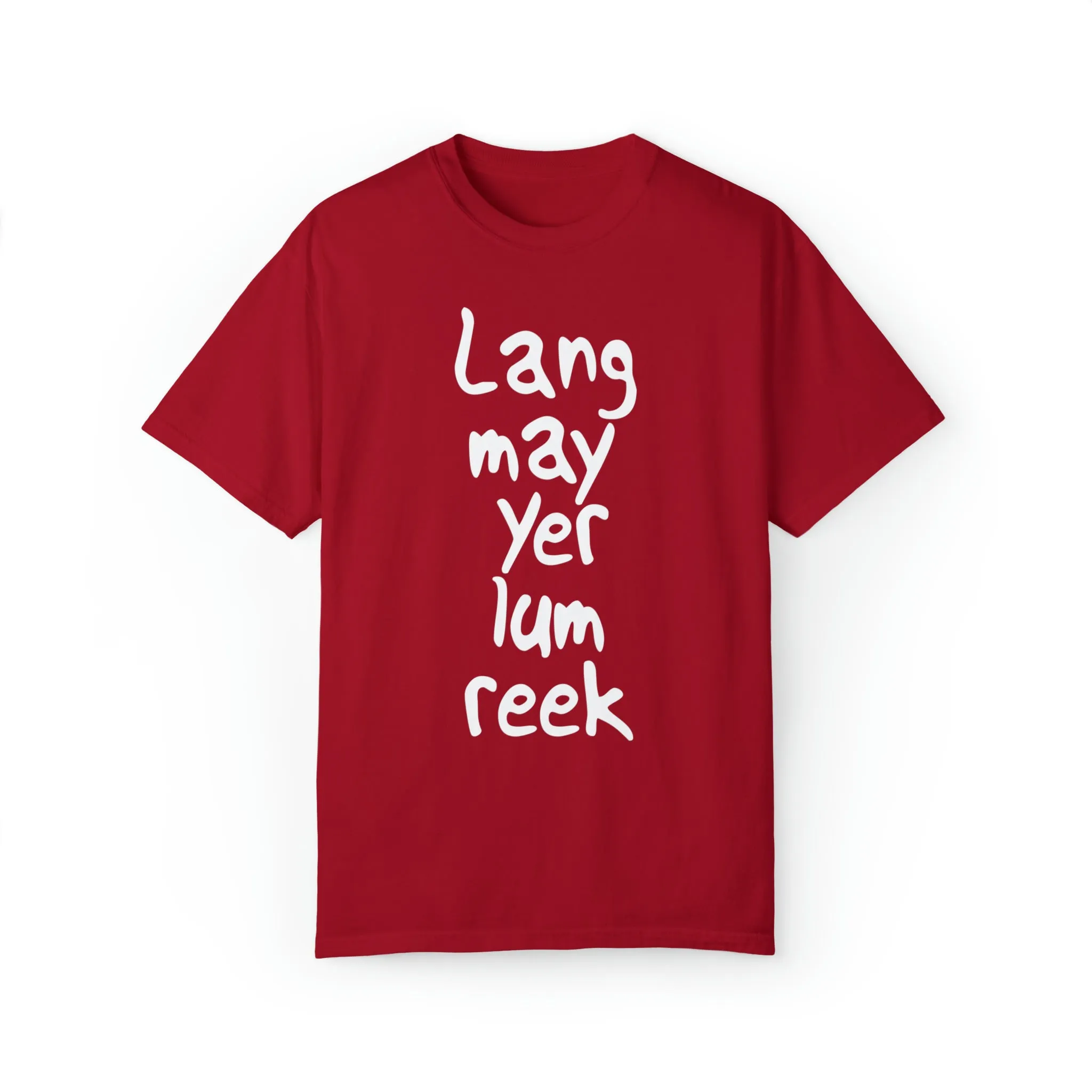 Lang May Yer Lum Reek Unisex Tee: Celebrating Scotland
