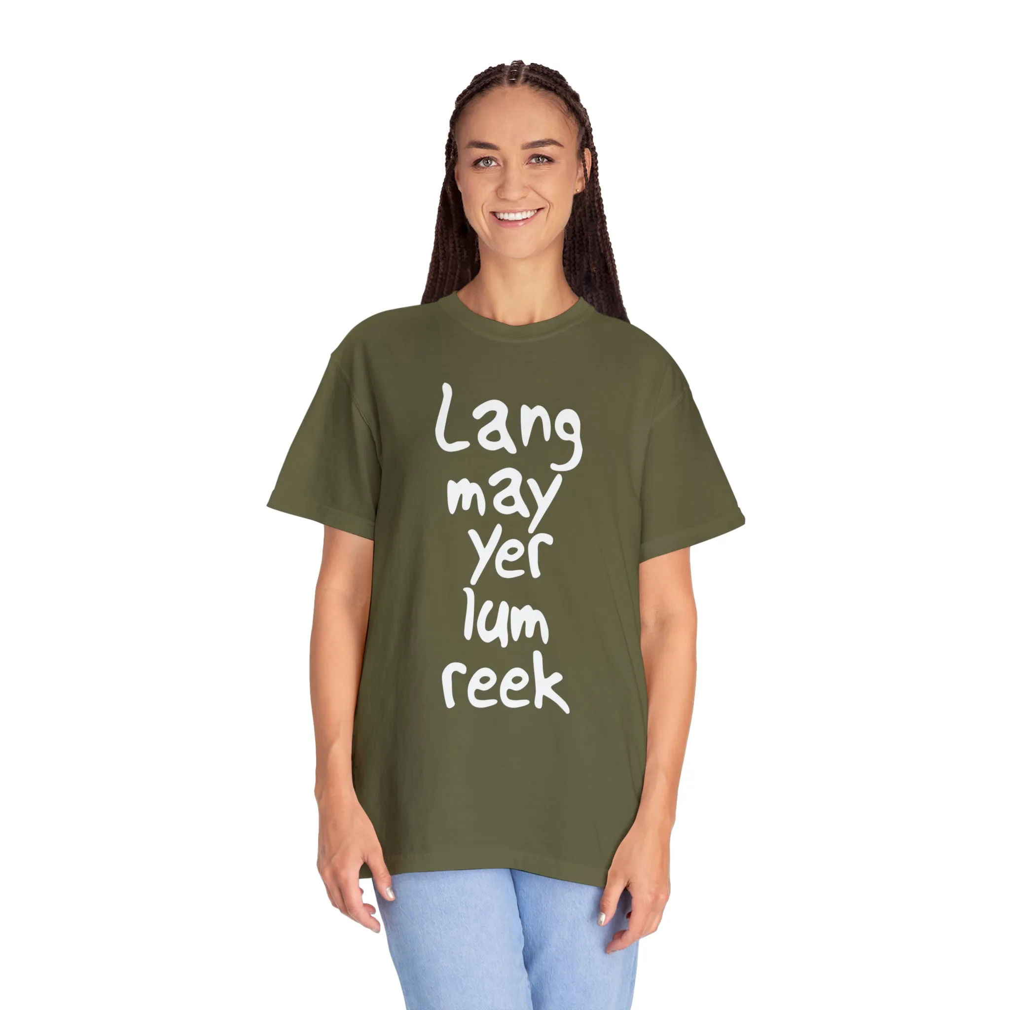 Lang May Yer Lum Reek Unisex Tee: Celebrating Scotland