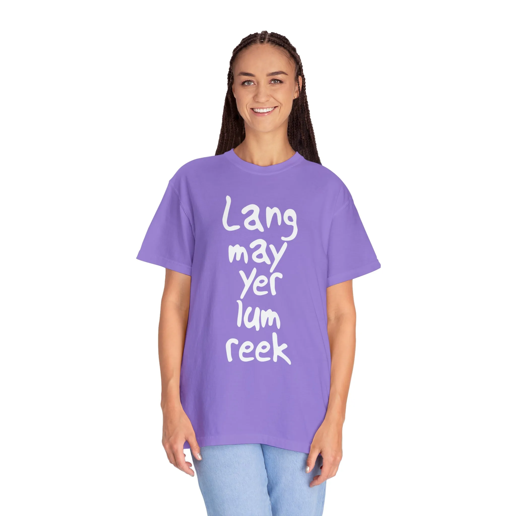 Lang May Yer Lum Reek Unisex Tee: Celebrating Scotland