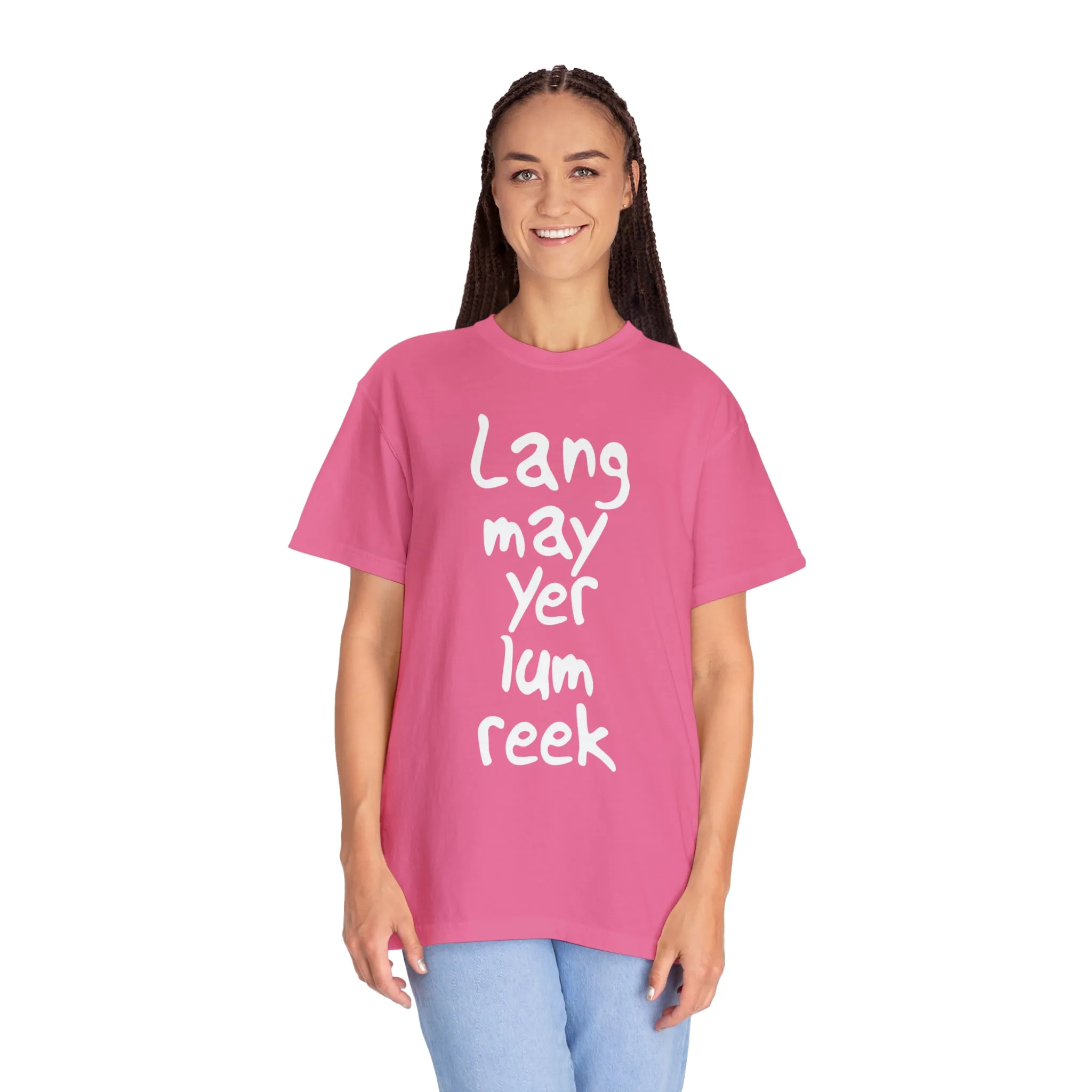 Lang May Yer Lum Reek Unisex Tee: Celebrating Scotland