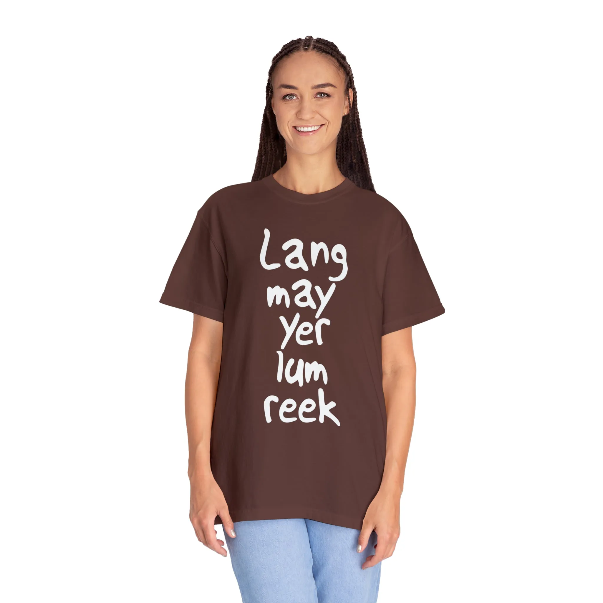 Lang May Yer Lum Reek Unisex Tee: Celebrating Scotland