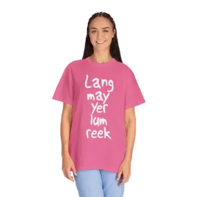 Lang May Yer Lum Reek Unisex Tee: Celebrating Scotland