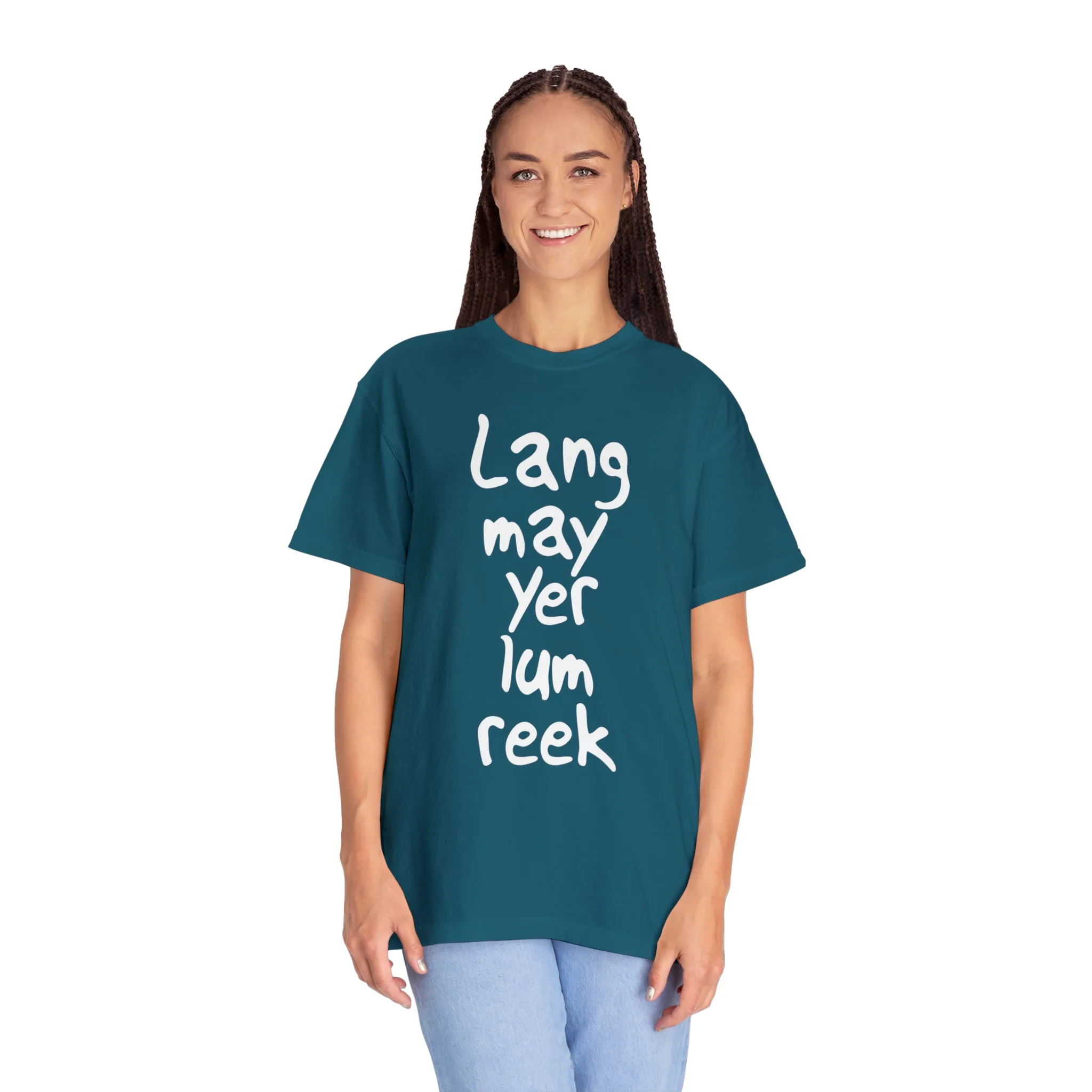Lang May Yer Lum Reek Unisex Tee: Celebrating Scotland