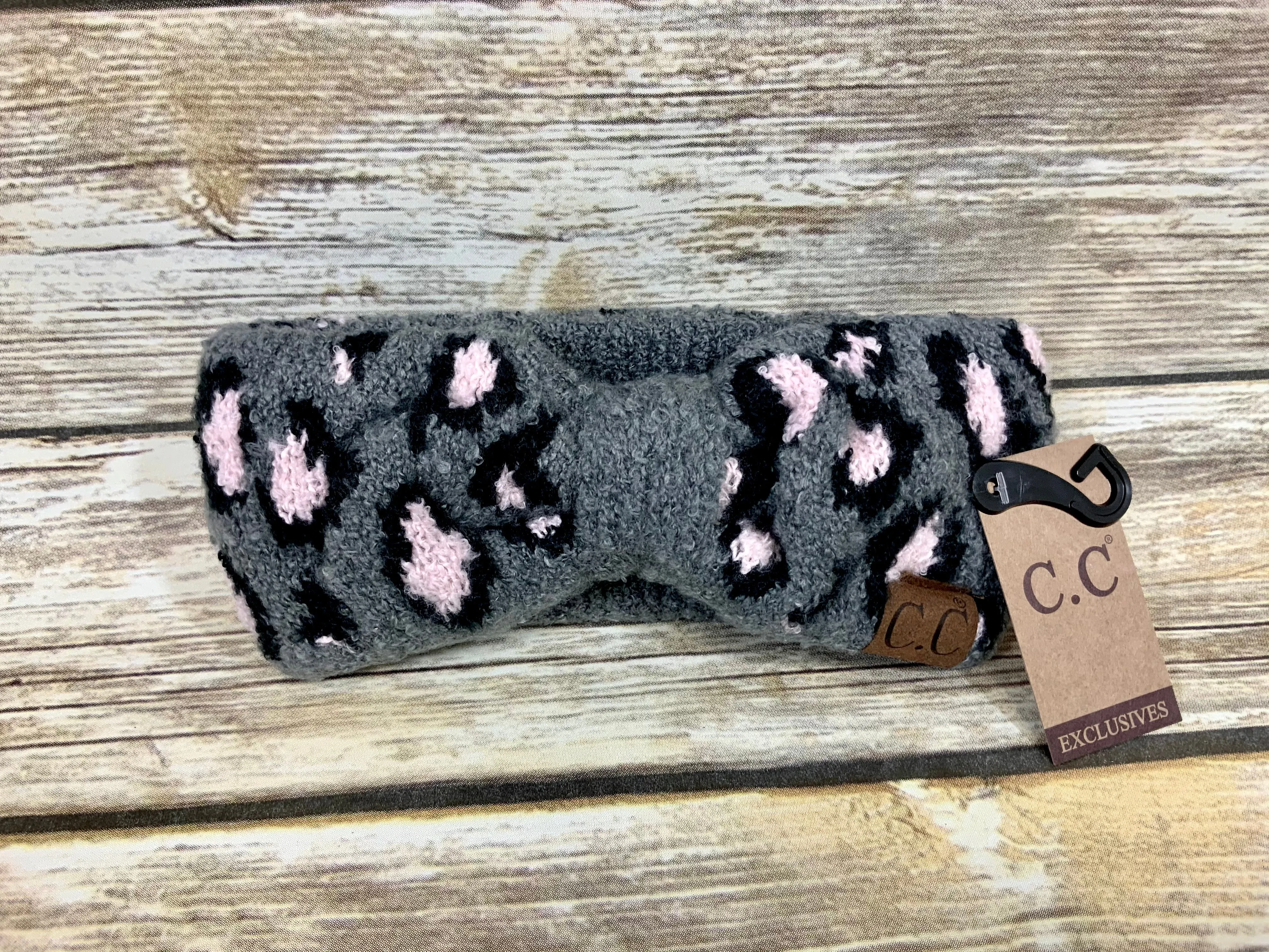Leopard Boucle Knit Authentic CC Collection