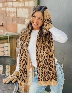 Leopard Boucle Knit Authentic CC Collection