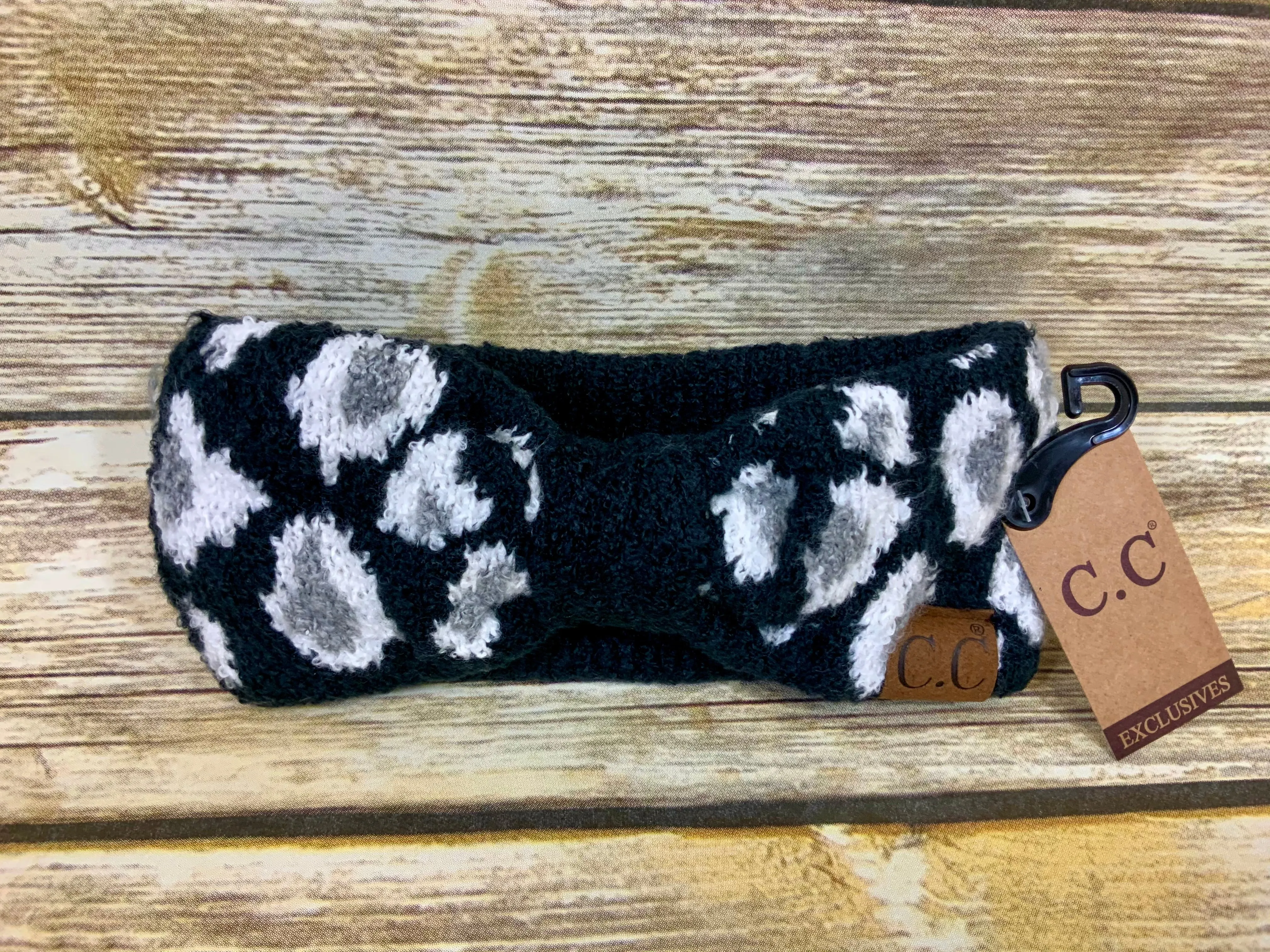 Leopard Boucle Knit Authentic CC Collection