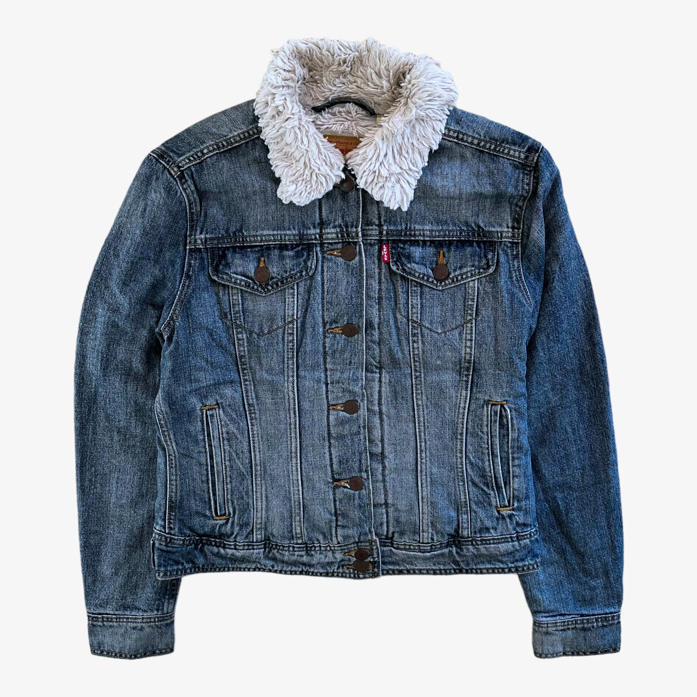 Levi's Denim Jacket With Sherpa Lining (Womenswear)