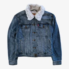 Levi's Denim Jacket With Sherpa Lining (Womenswear)
