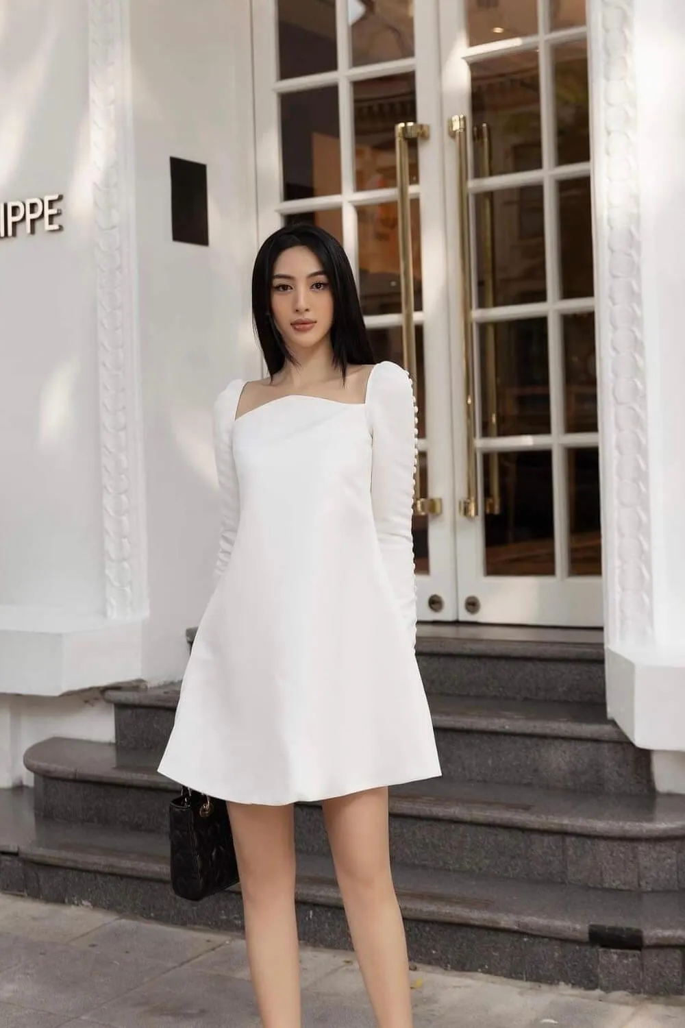 Lily Square Neck Dress