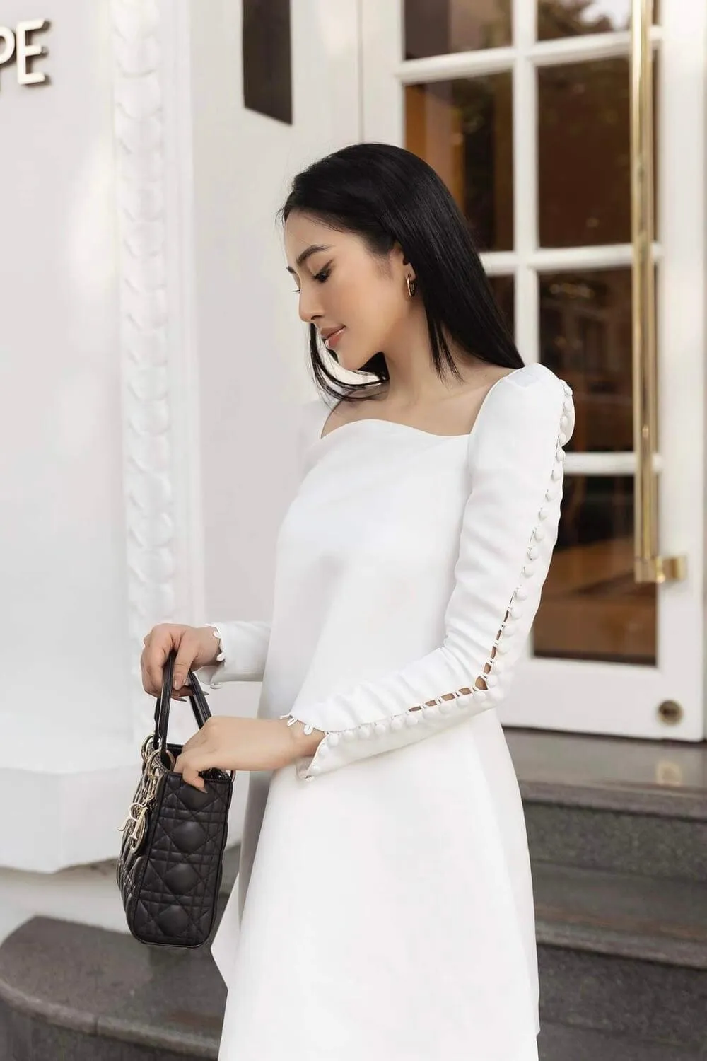 Lily Square Neck Dress