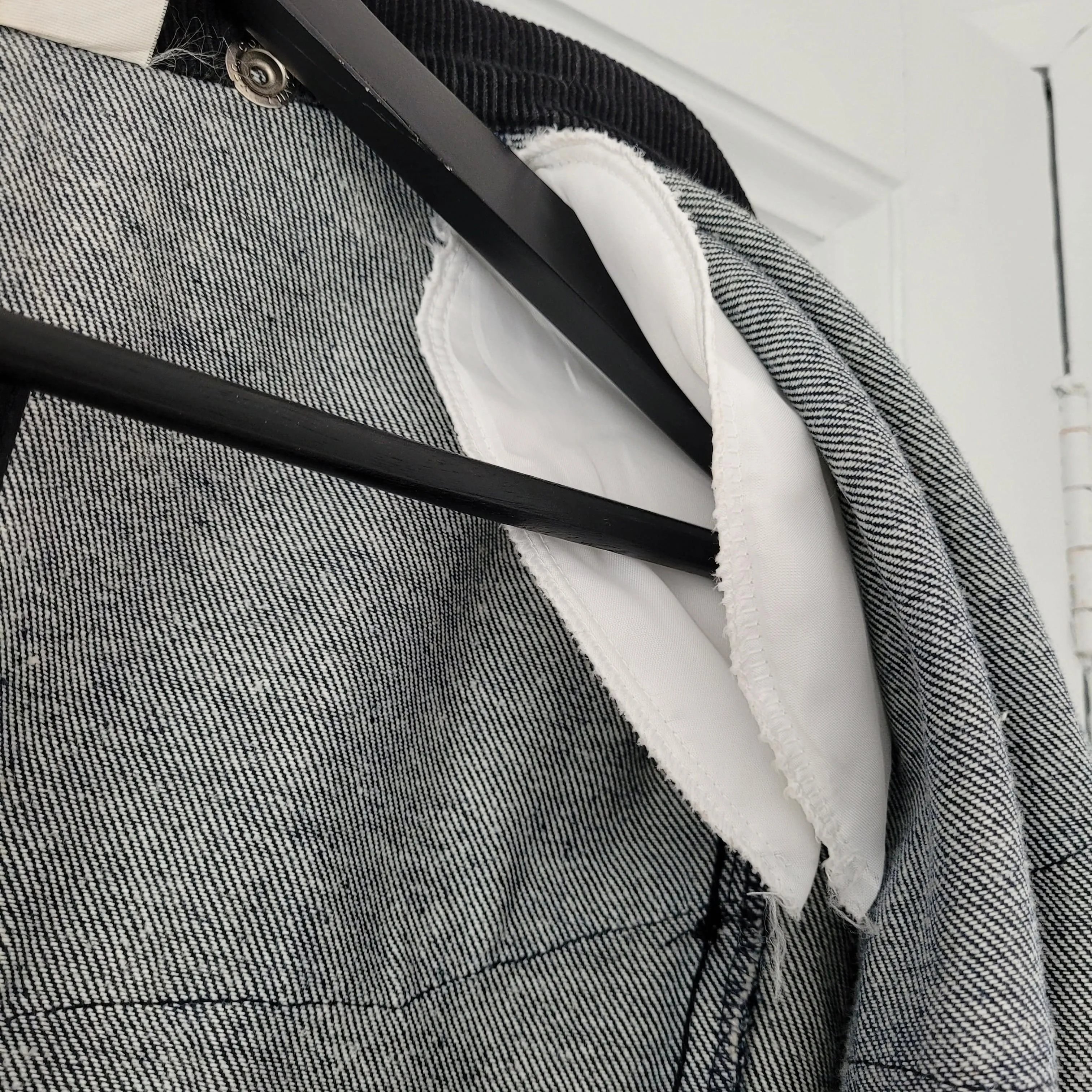 Long rider denim raincoat / impermeable en jean long moto, cavalier
