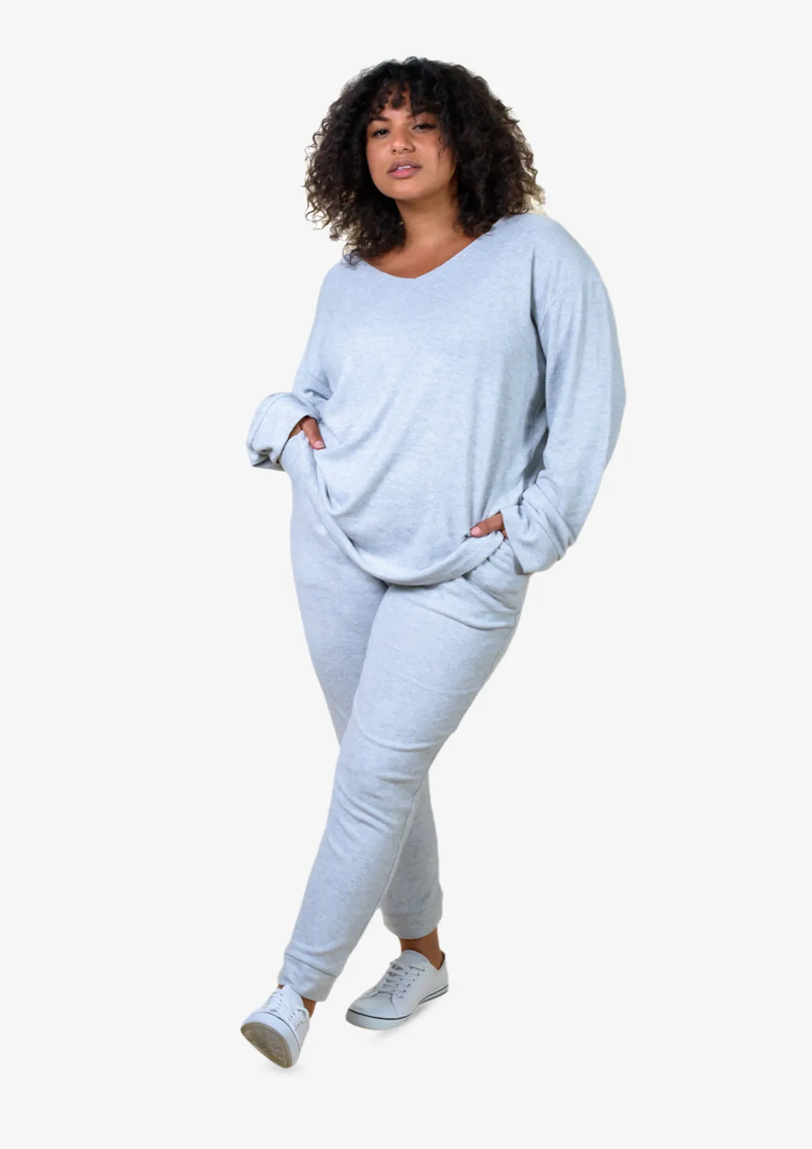 Long Sleeved V-Neck Top