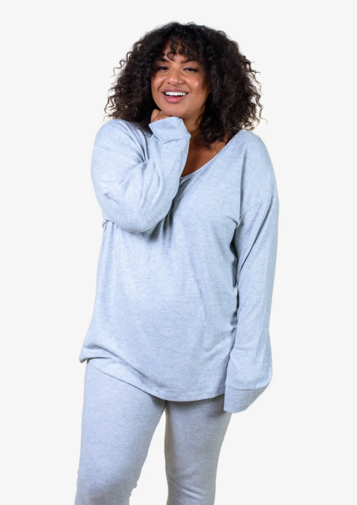 Long Sleeved V-Neck Top