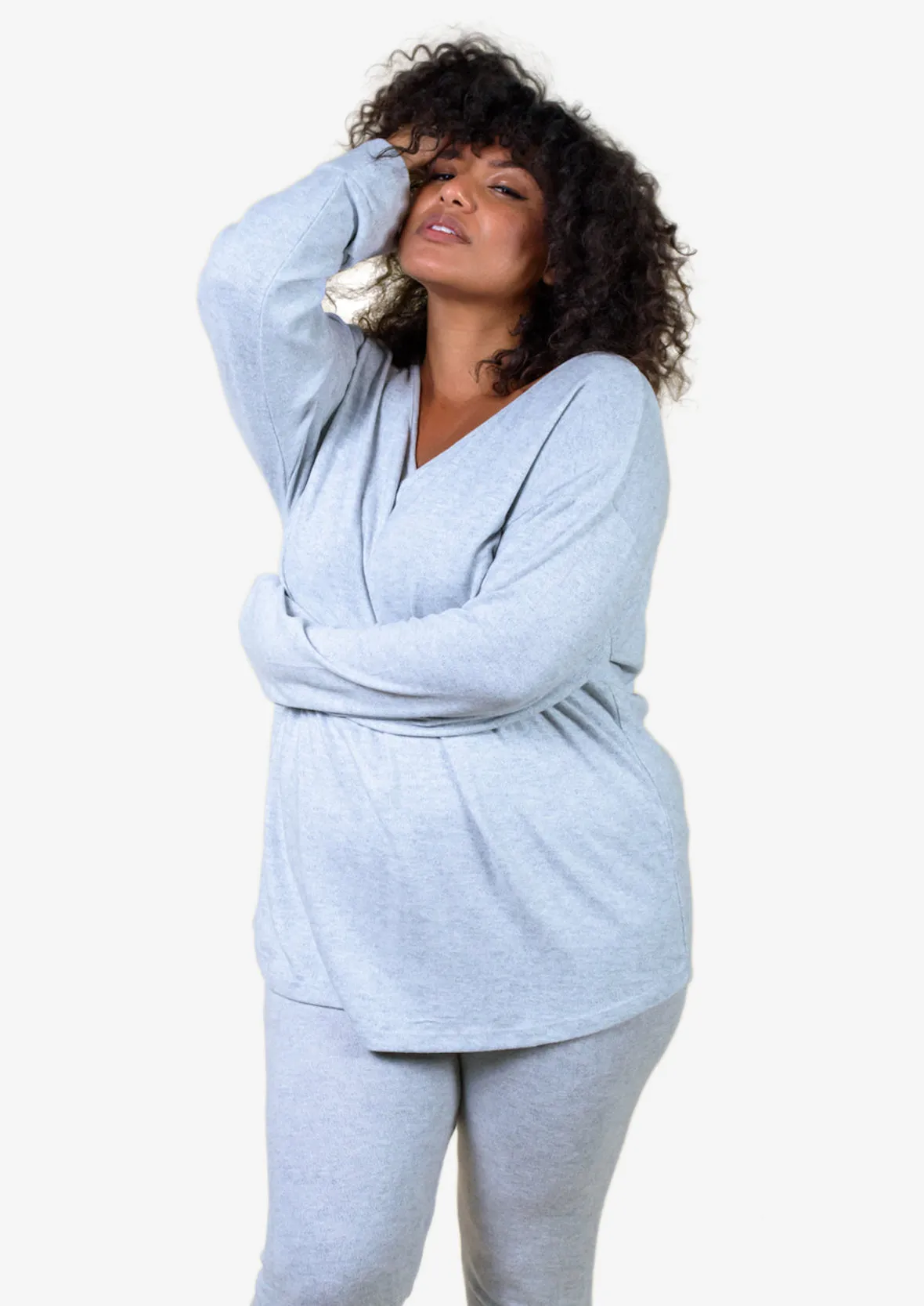 Long Sleeved V-Neck Top