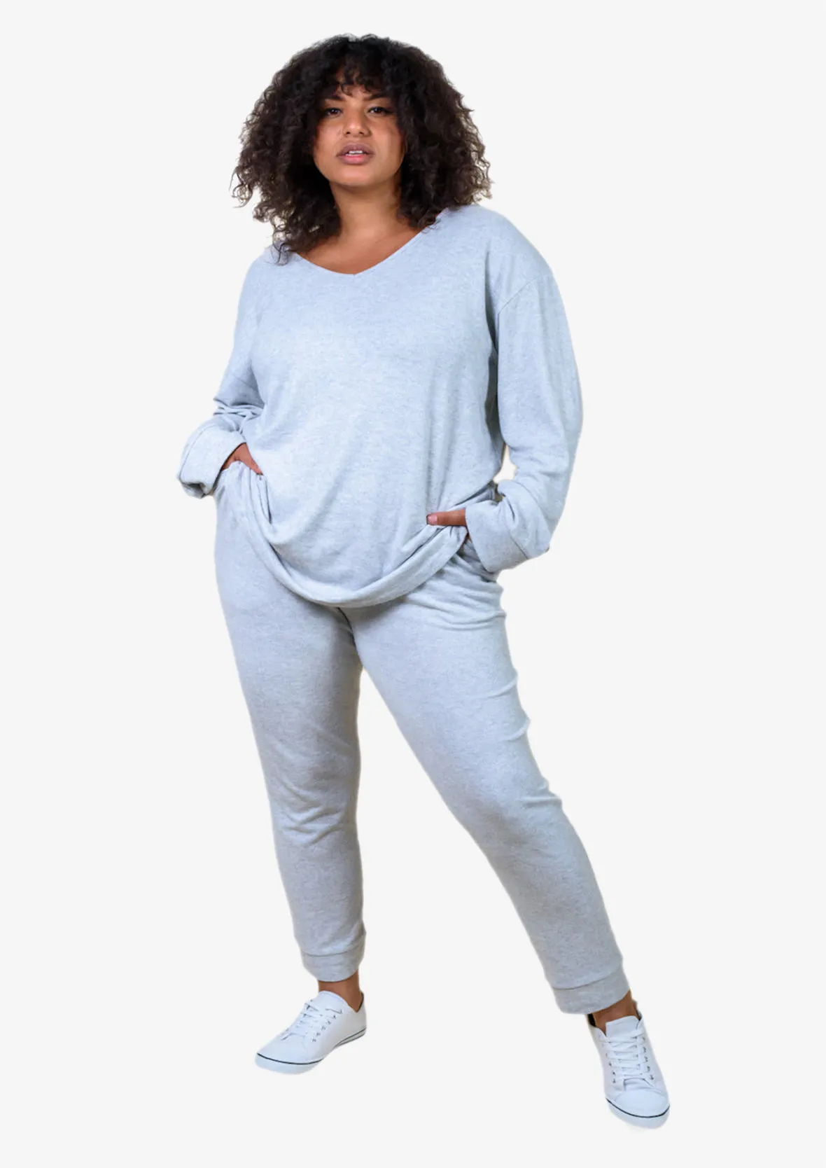 Long Sleeved V-Neck Top