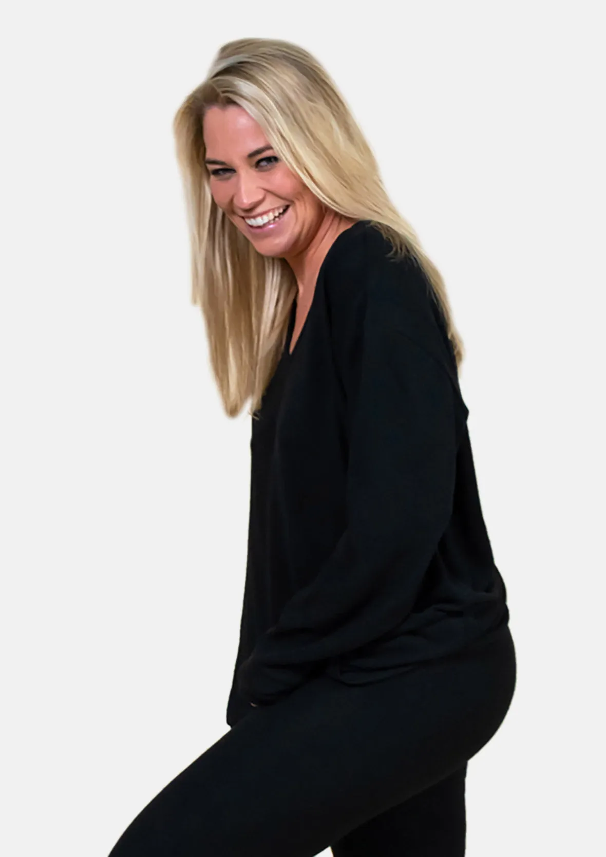 Long Sleeved V-Neck Top
