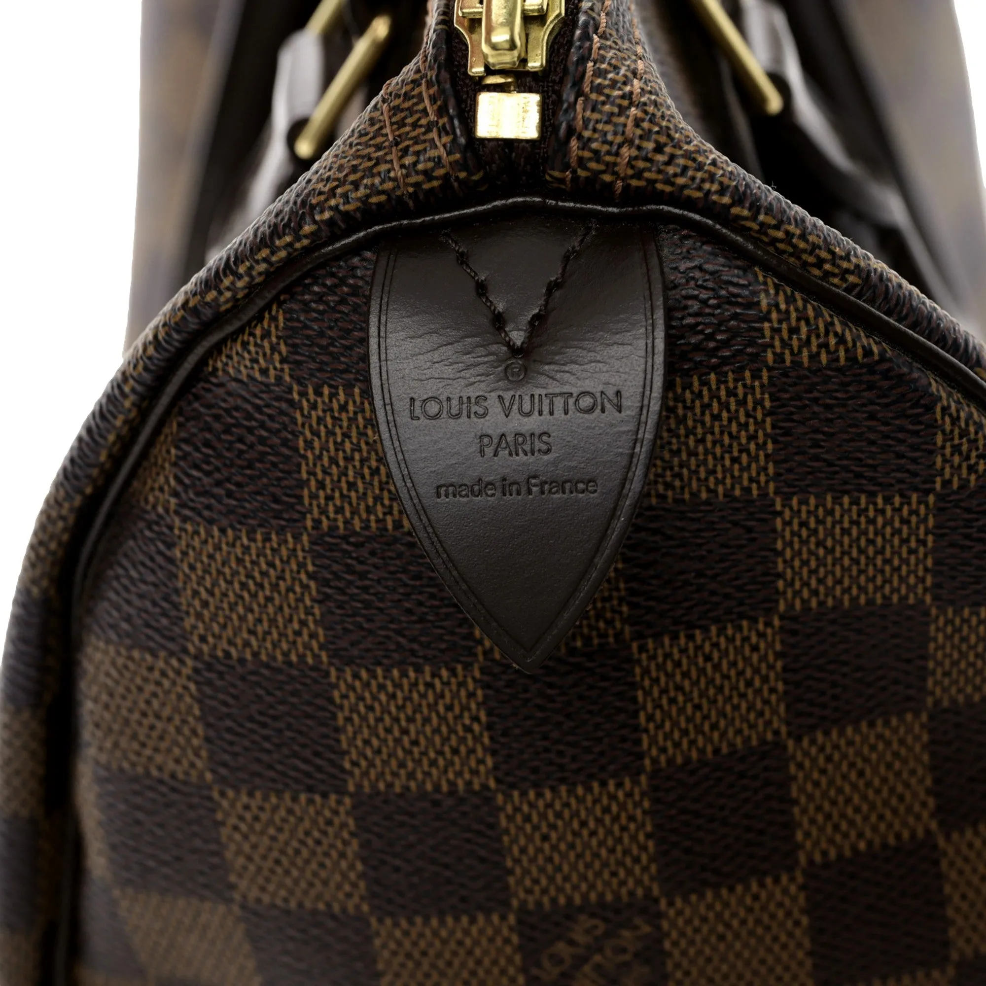 Louis Vuitton Speedy 25 Damier Ebene Top Handle Handbag