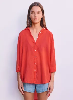 Love Oversized Shirt, Electric Red