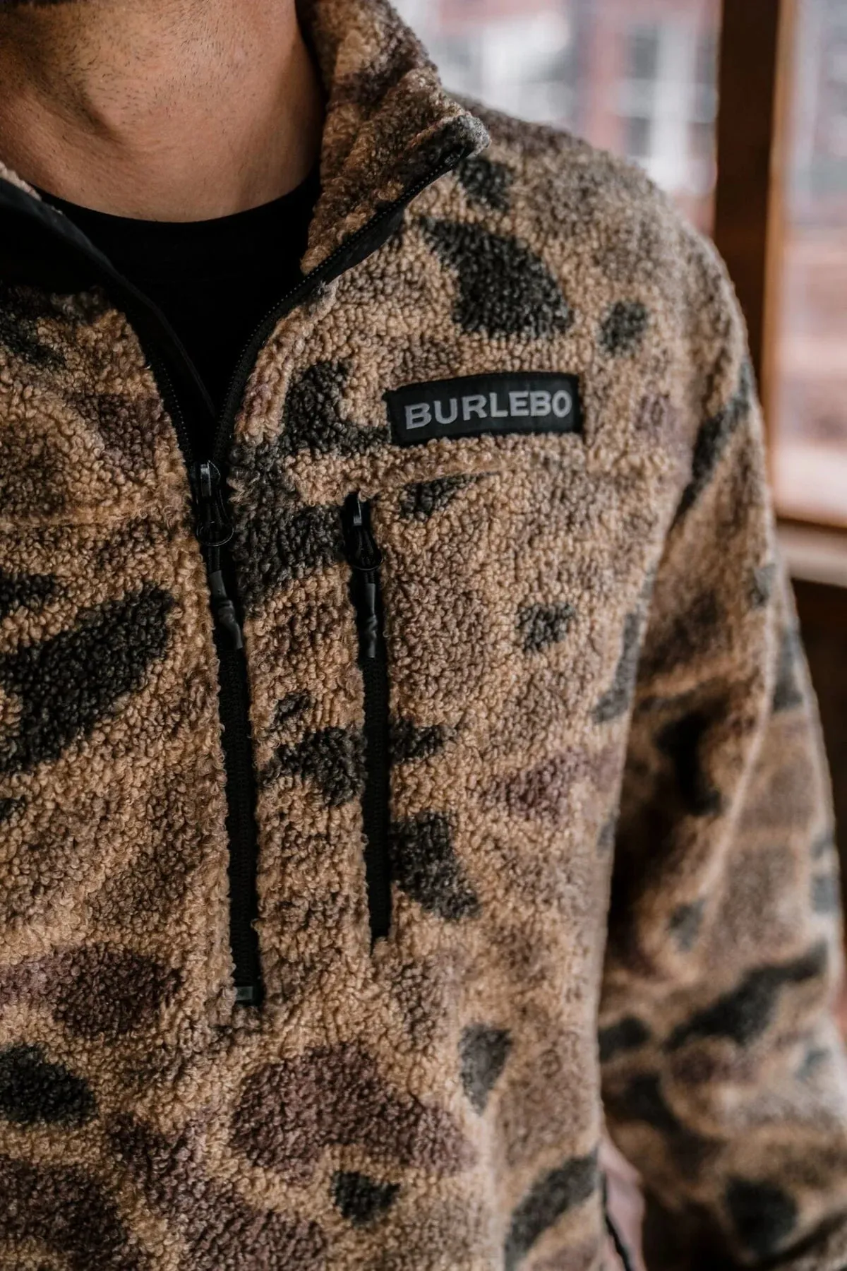 Men's Burlebo Sherpa Rocky Mountain Camo Pullover