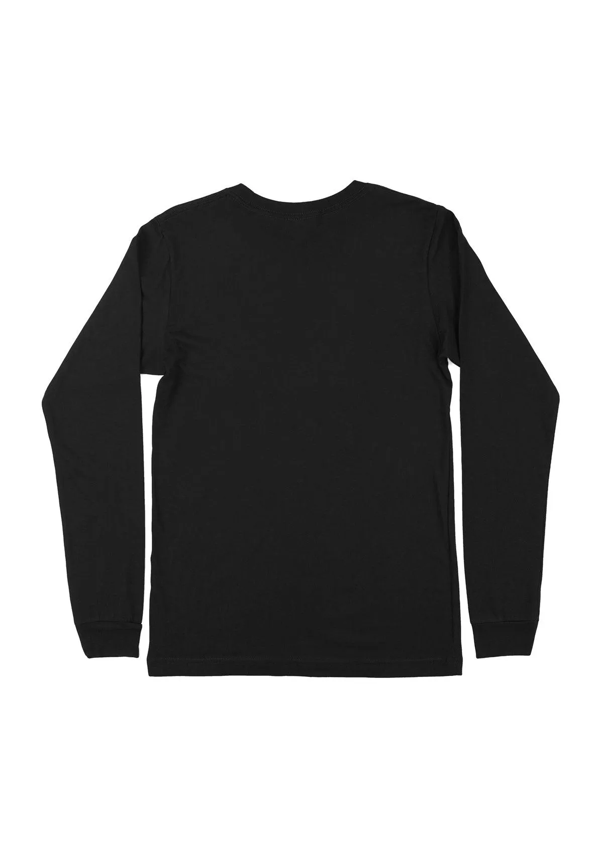 Men's Long Sleeve Crew Neck T-Shirt Black