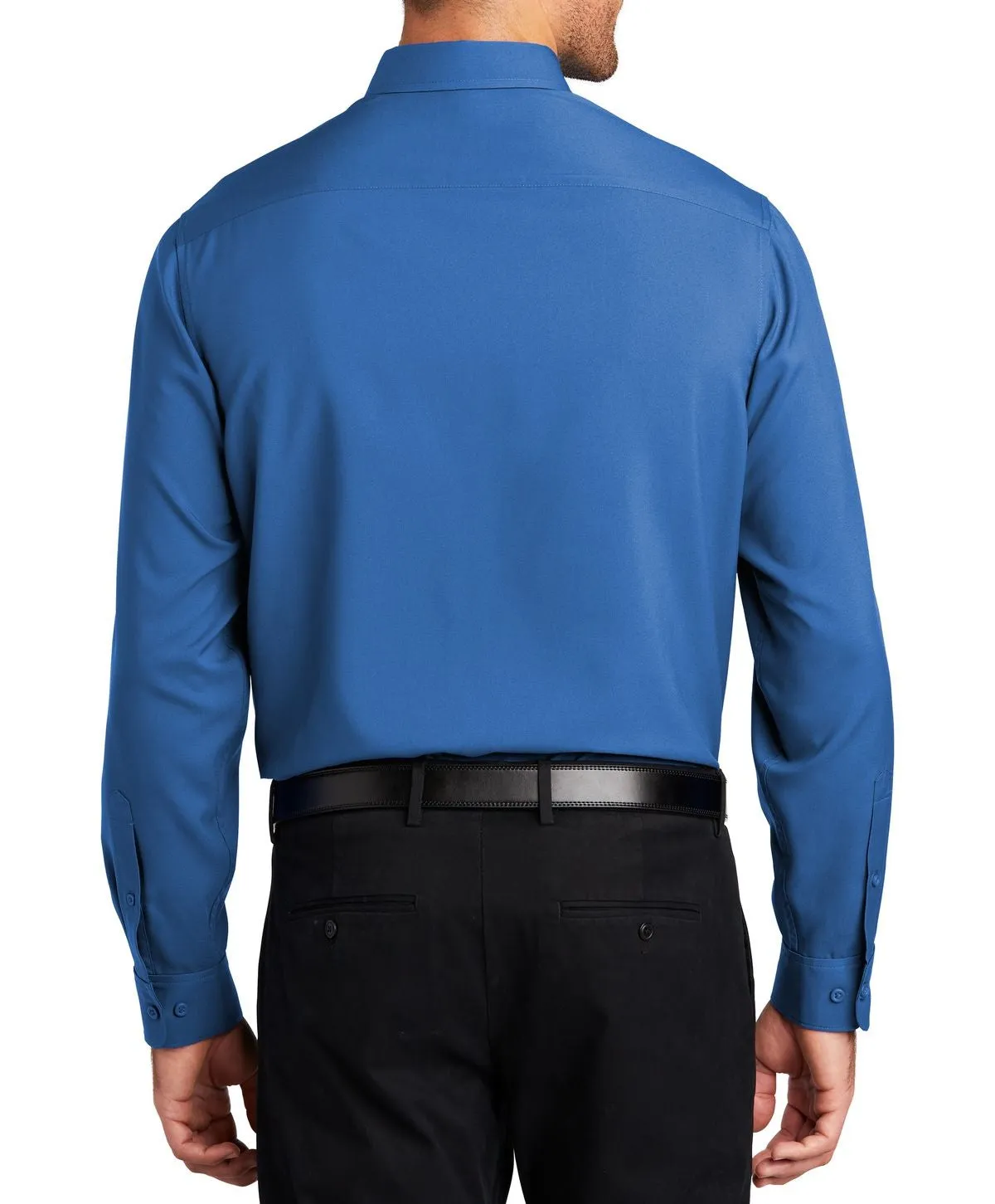 Men's Long Sleeve Performance Staff Dress Shirt with Pocket