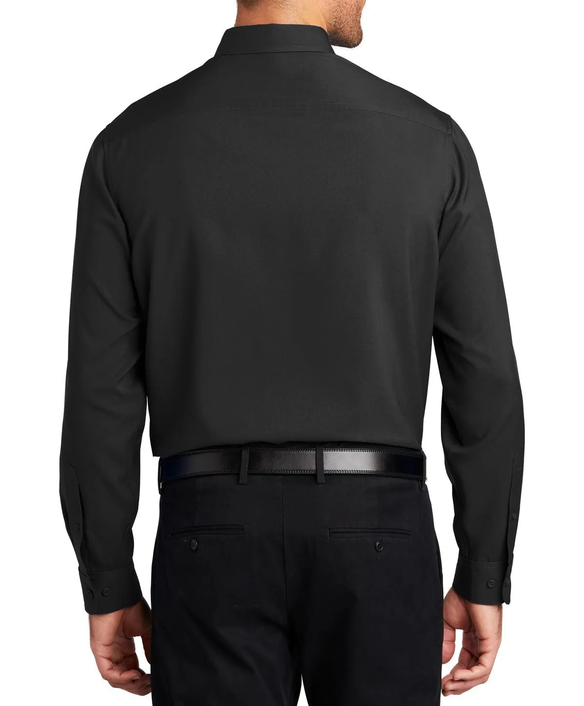 Men's Long Sleeve Performance Staff Dress Shirt with Pocket