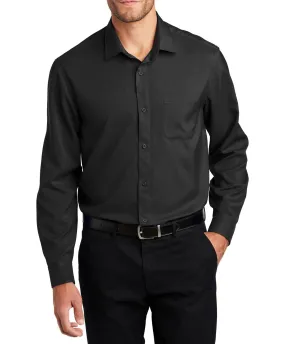 Men's Long Sleeve Performance Staff Dress Shirt with Pocket