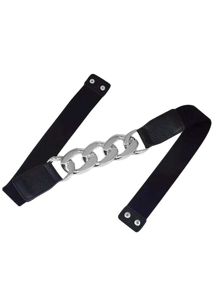 Metal Chain Link Elastic Belt