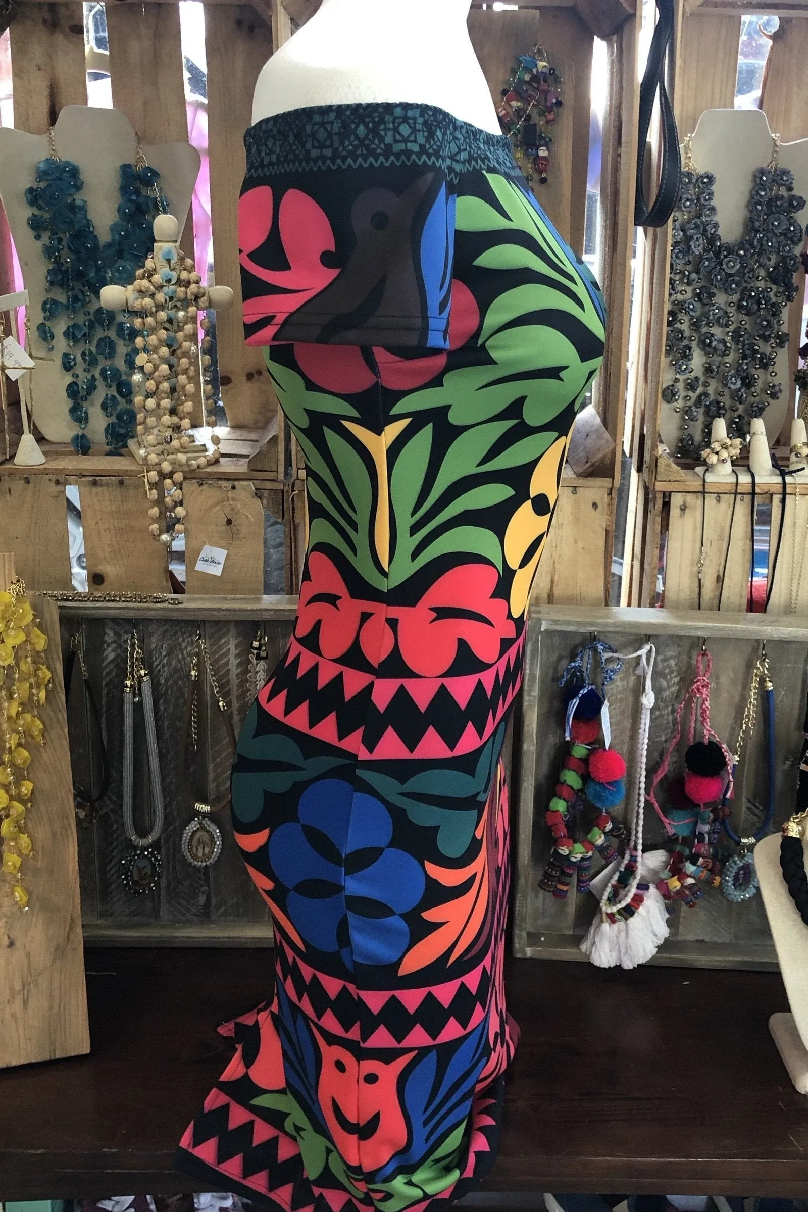 Mexican Jalapita Printed Dress