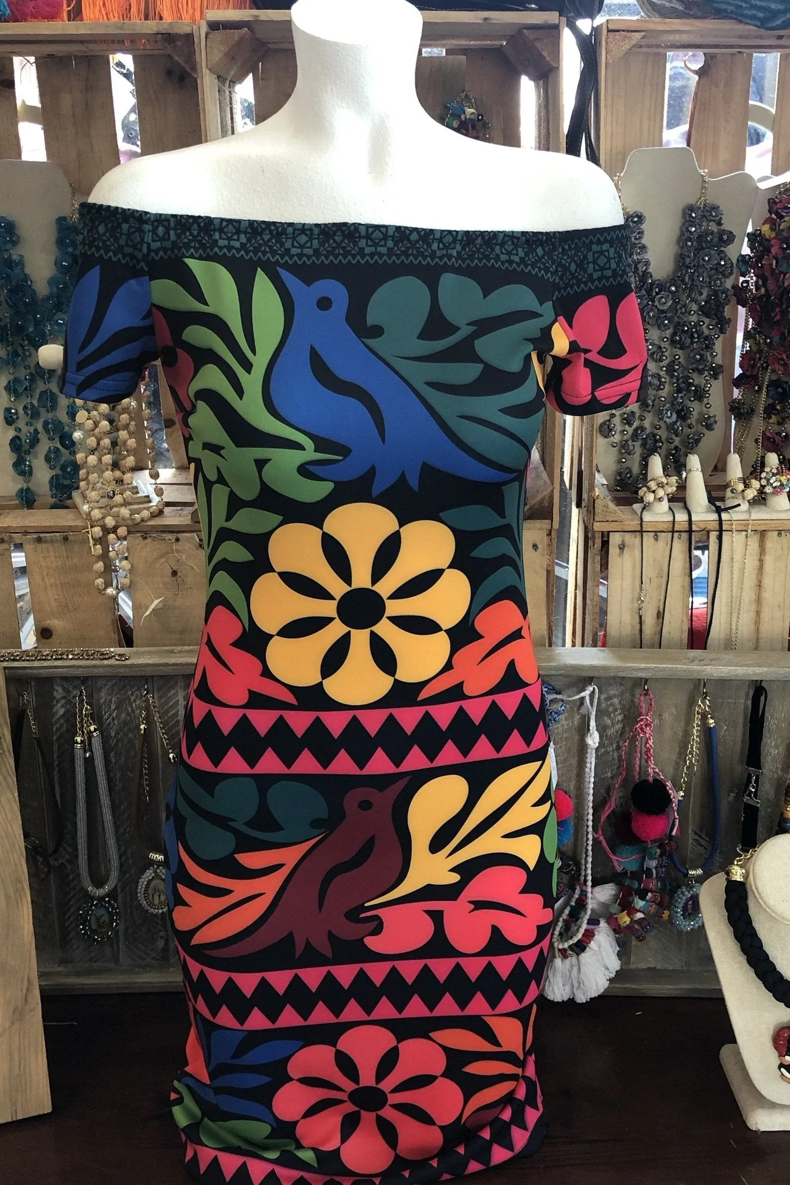 Mexican Jalapita Printed Dress