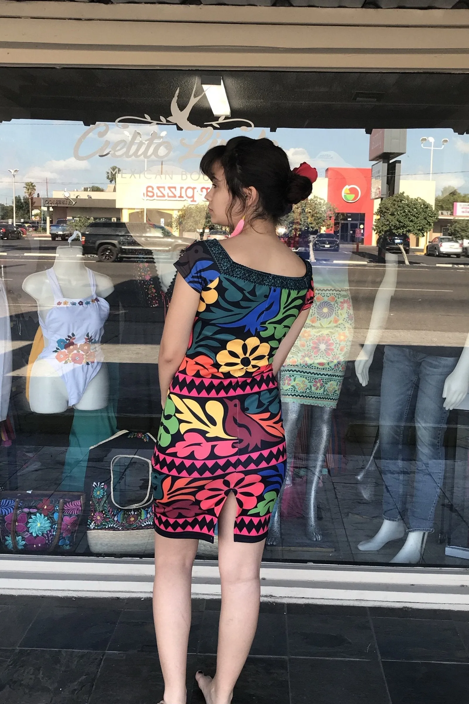 Mexican Jalapita Printed Dress