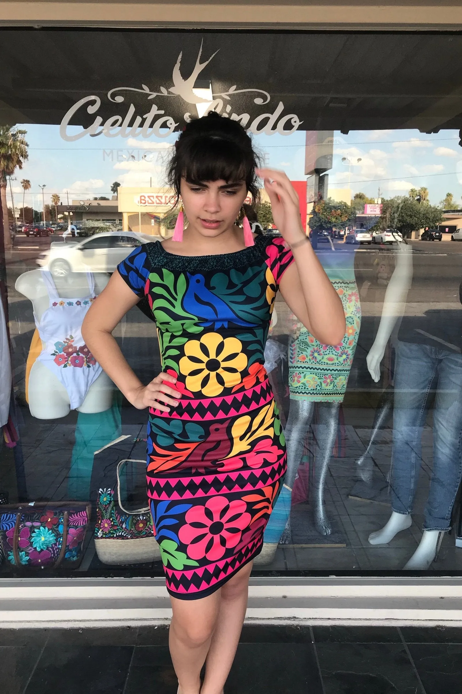 Mexican Jalapita Printed Dress