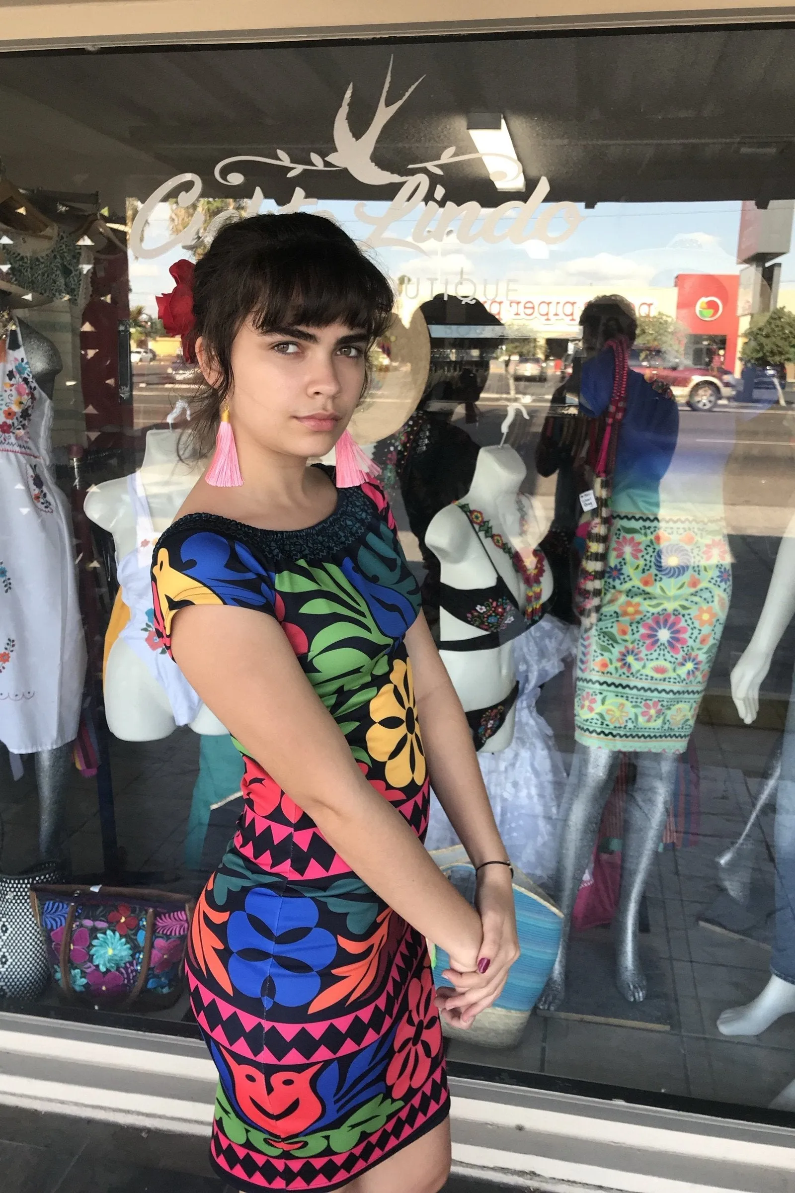 Mexican Jalapita Printed Dress