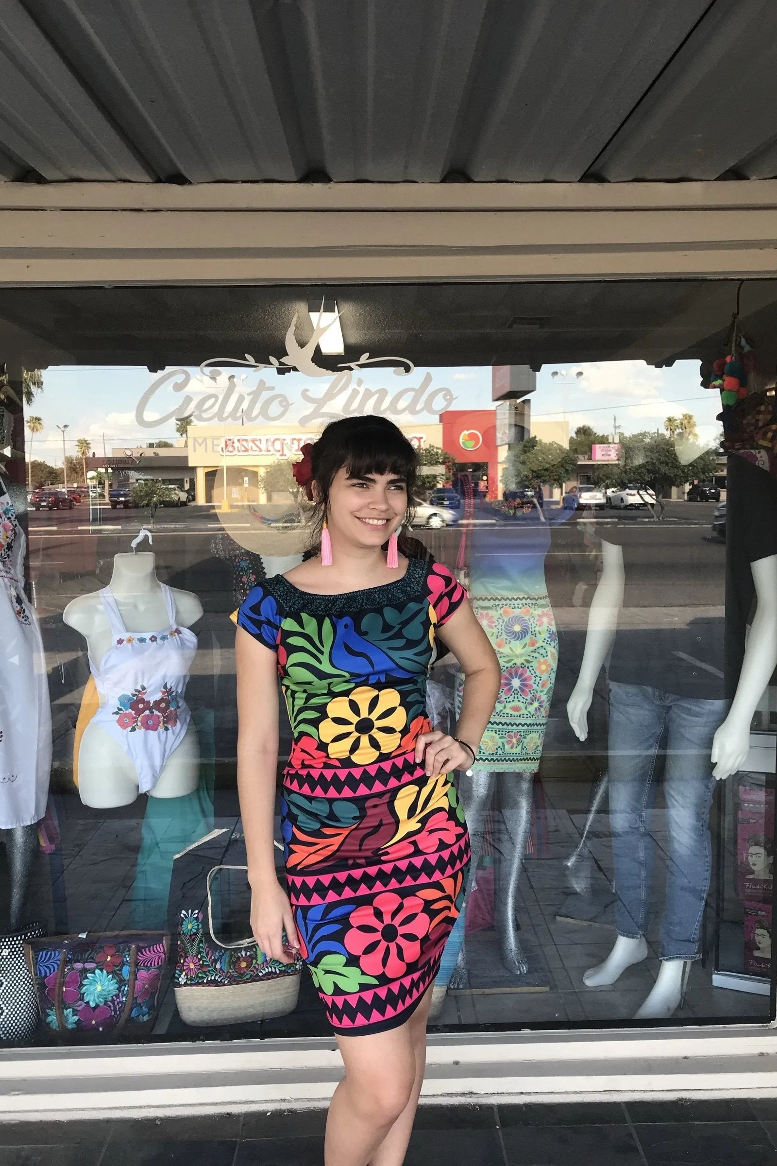 Mexican Jalapita Printed Dress