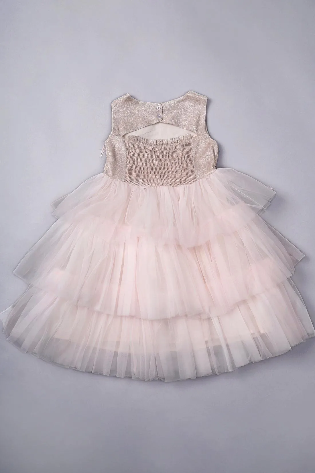 One Friday Kids Girls Pink Charm Party Dress