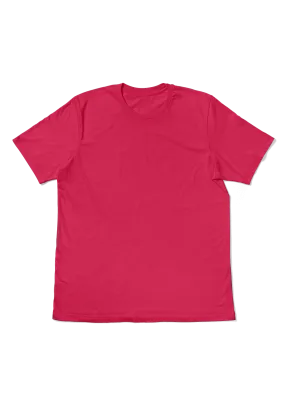Perfect TShirt Co Womens Original Boyfriend T-Shirt - Fierce Fuchsia