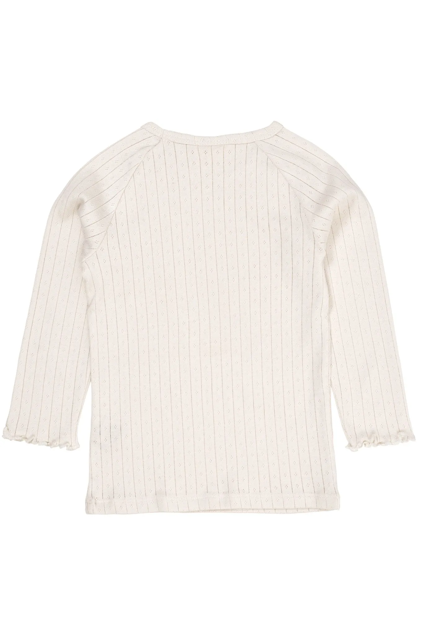 POINTELLE JUNIOR LS TEE - CREAM