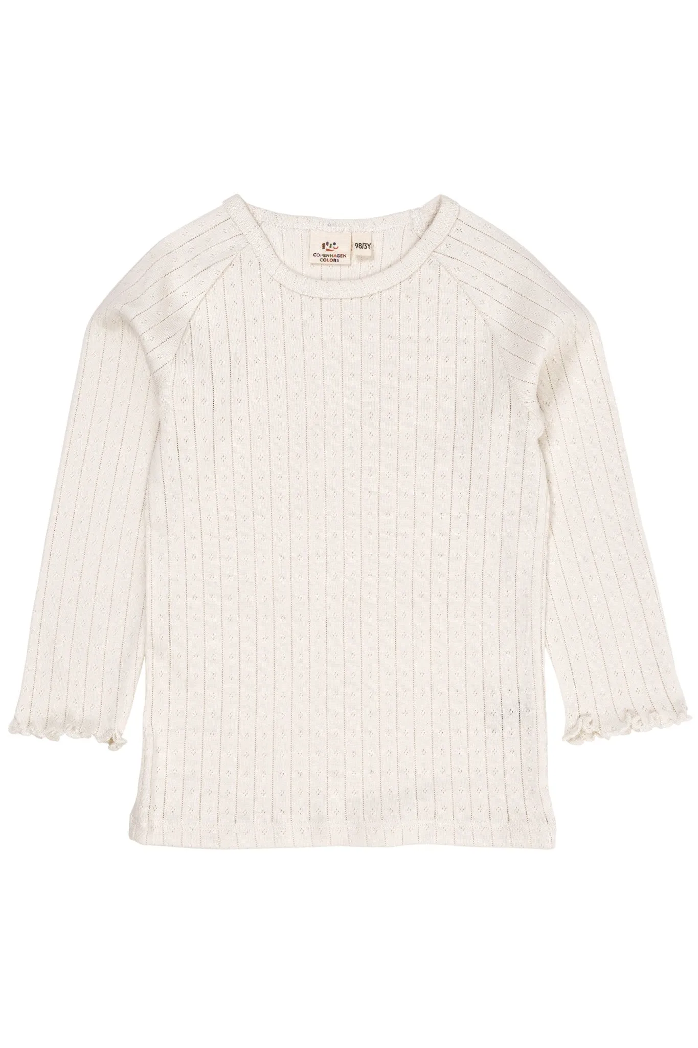 POINTELLE JUNIOR LS TEE - CREAM