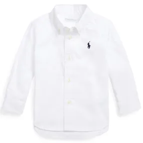Polo Ralph Lauren Baby Boy Slim Fit Shirt White