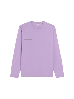 PPRMINT™ Organic Cotton Long Sleeve T-shirt Core—orchid purple