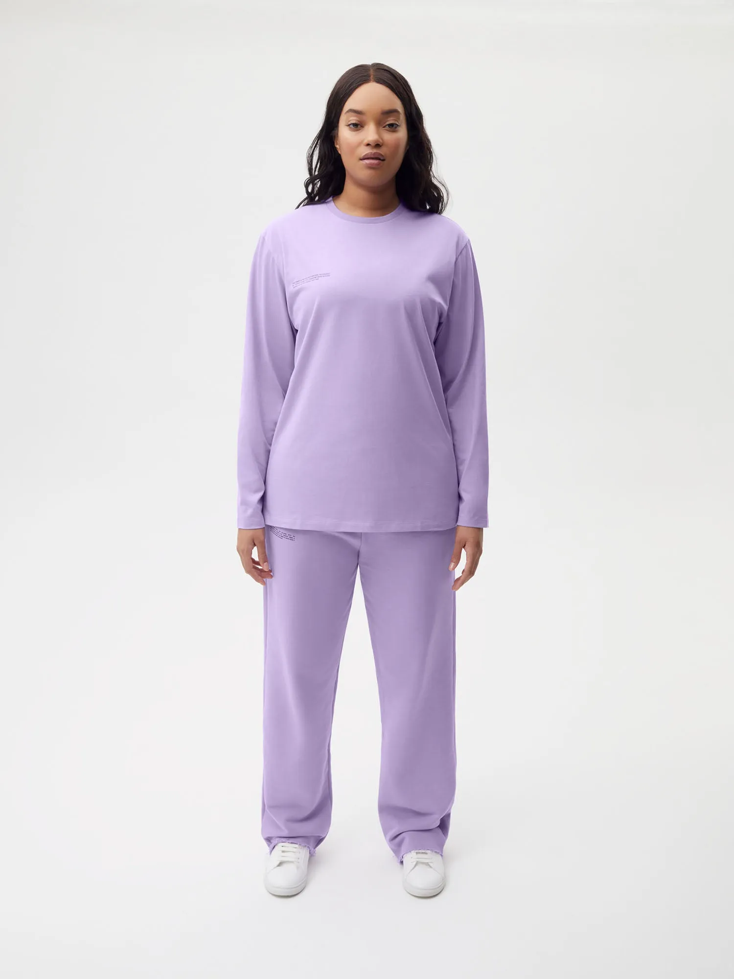 PPRMINT™ Organic Cotton Long Sleeve T-shirt Core—orchid purple