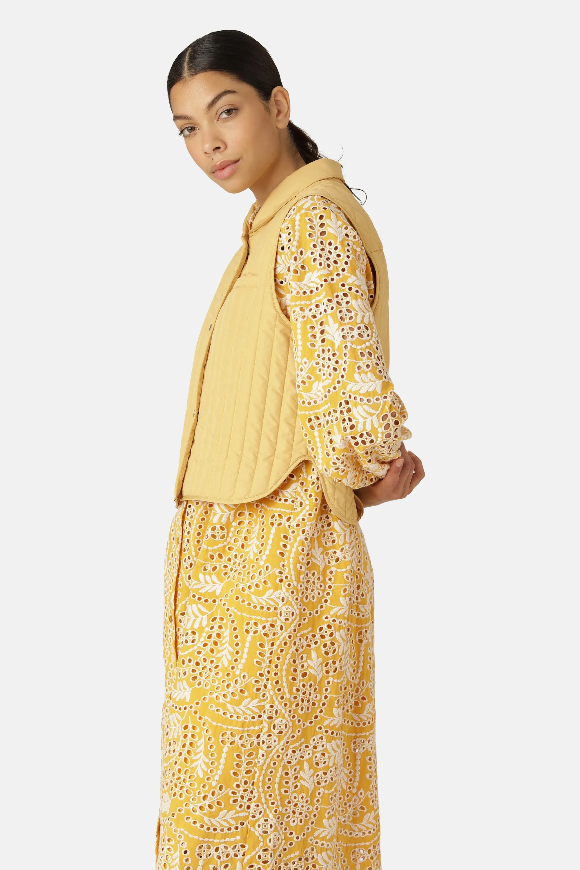 Quilt Vest - Marigold