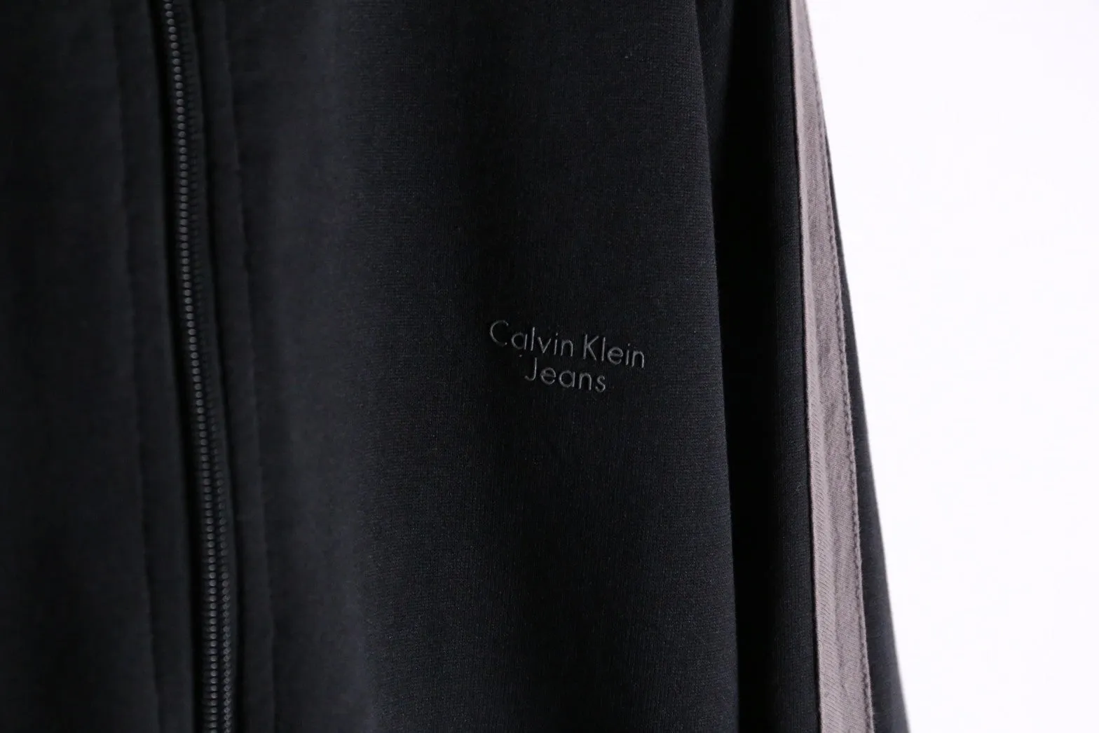 "Calvin Klein" black track jacket