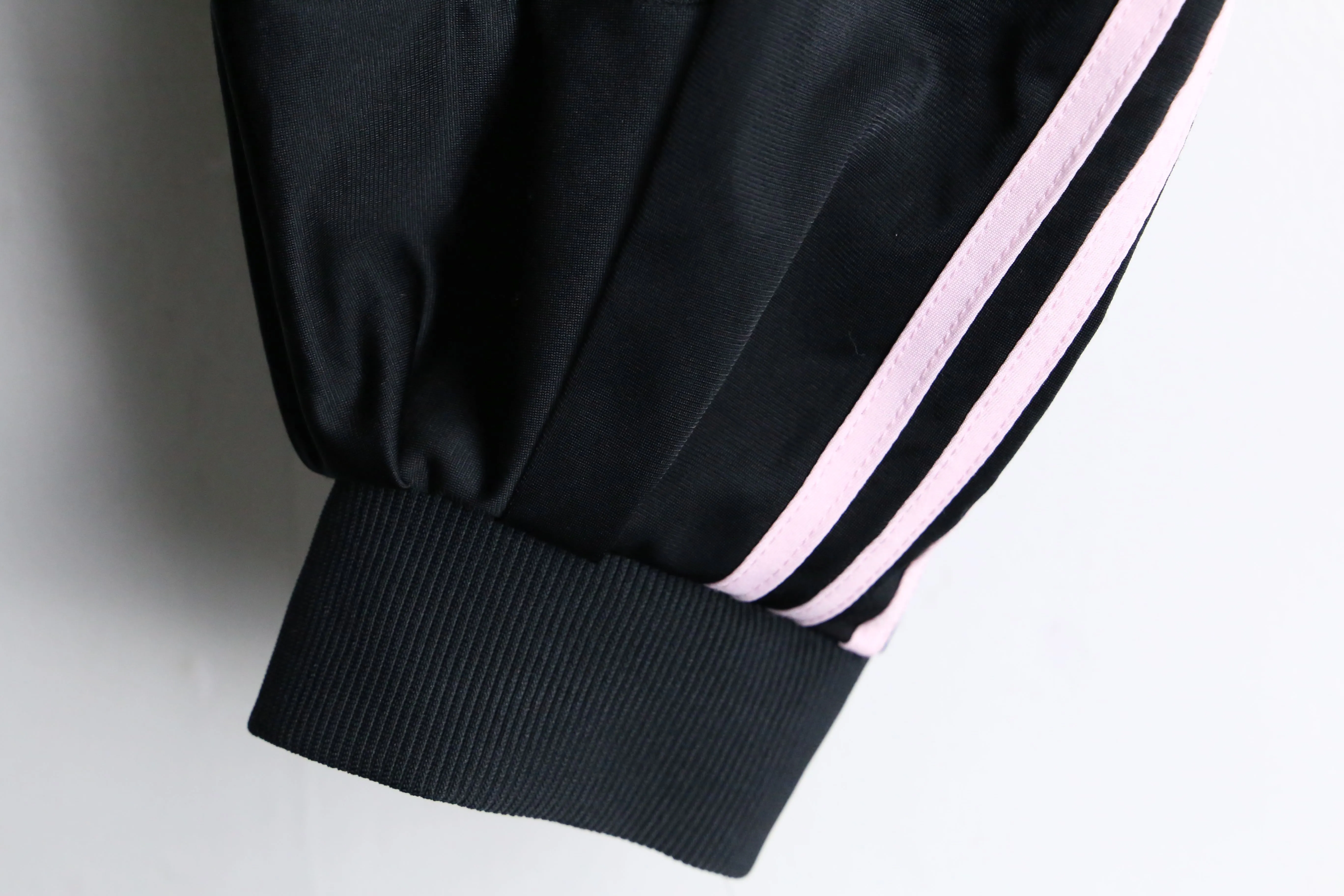 "Re:make" many line patchwork loose track jacket
